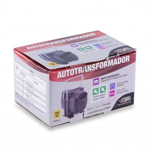 Encontraproduto.com.br - Autotransformador 750VA Bivolt 291 Force Line
