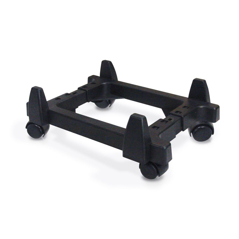Encontraproduto.com.br - Carrinho com Rodízio CPU, No-Break e Estabilizadores, Preto, 4624  - Force Line