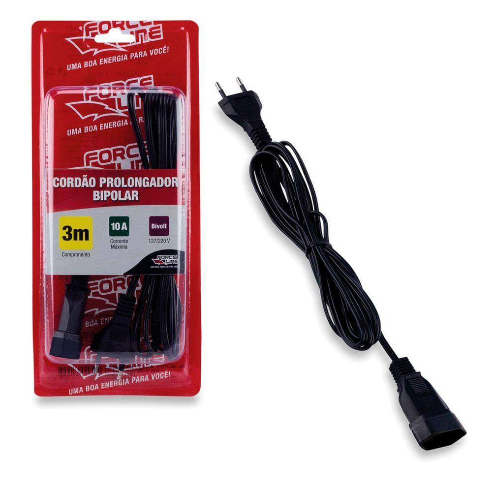 Encontraproduto.com.br - CORDAO PROLONGADOR BIP 3M FORCELINE