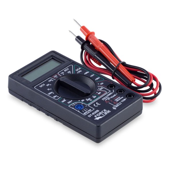 Encontraproduto.com.br - Multímetro Digital Force Line, Preto - 5300