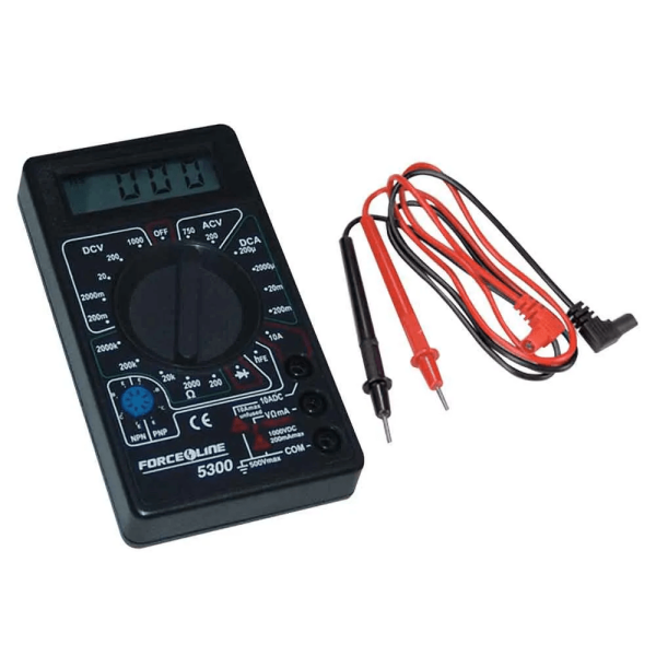 Encontraproduto.com.br - Multímetro Digital Force Line, Preto - 5300