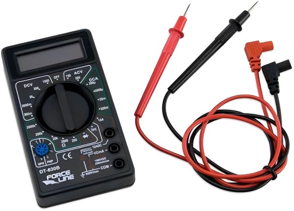 Encontraproduto.com.br - Multímetro Digital Force Line, Preto - 5300