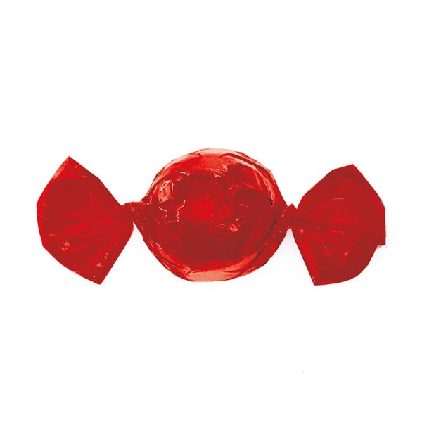 Embalagem para Trufas e Bombons Vermelho 20x18cm  (023506) com 100 Un CROMUS