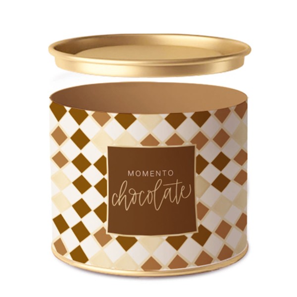Lata para Bombons Tons Chocolate  (18700330) - CROMUSROMUS