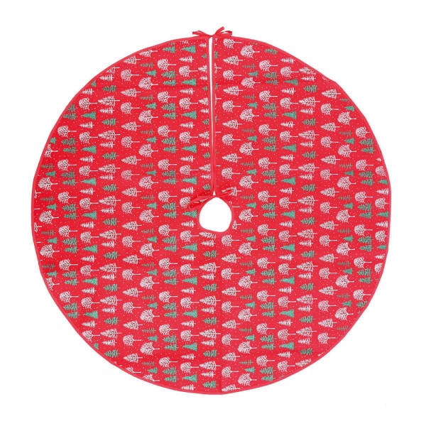 Saia De Arvore Estampada Vrm/bco/vrd 100x100cm C/1un 1002660