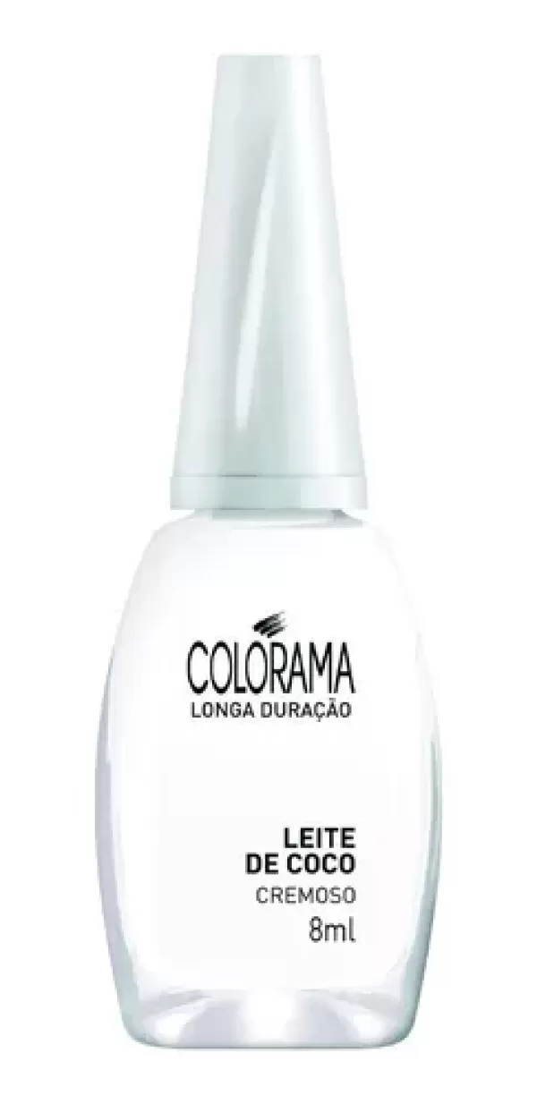 Encontraproduto.com.br - Esmalte Cremoso 8ml Leite De Coco - Colorama