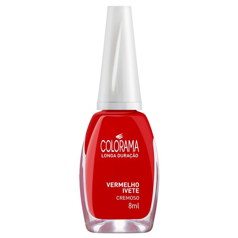 Esmalte Colorama Verniz&Cor Vermelho Ivete 8ml