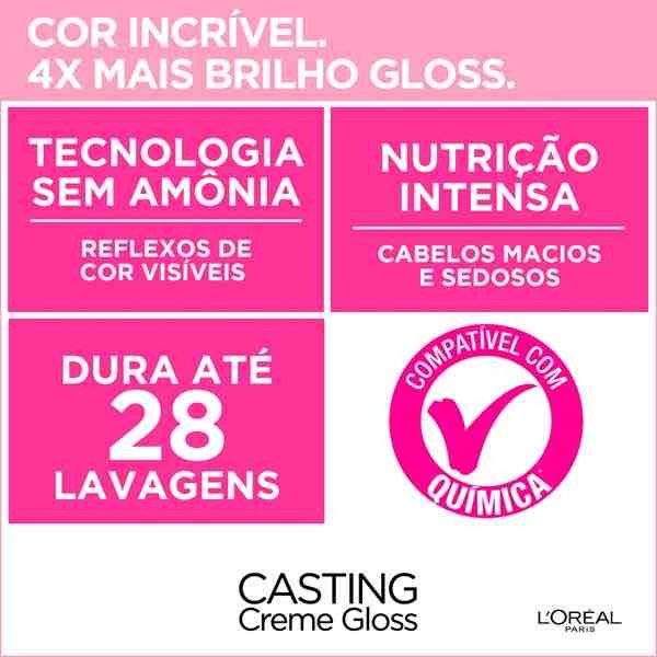 Encontraproduto.com.br - Tintura Casting 500 Castanho Claro