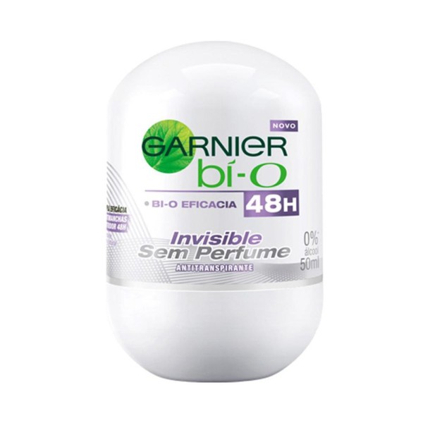 Encontraproduto.com.br - Desodorante Garnier Bi-O Rollon Invisible Sem Perfume Femino 50ml