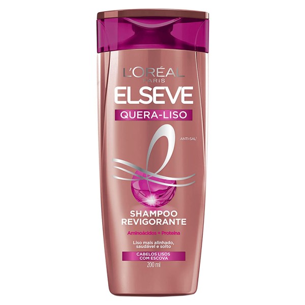 Encontraproduto.com.br - Shampoo Uso Diário Elséve Quera Liso 230°C 200ml