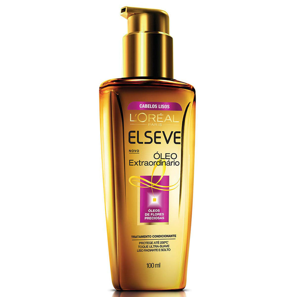 Encontraproduto.com.br - Óleo Capilar Elseve Extra Nutri Intensa Cabelo Liso 100Ml - Elseve