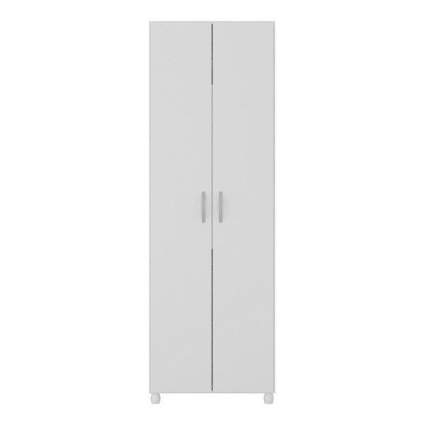 Encontraproduto.com.br - Armário Multiuso Multimóveis para Lavanderia/aérea de serviço com porta vassouras Branco