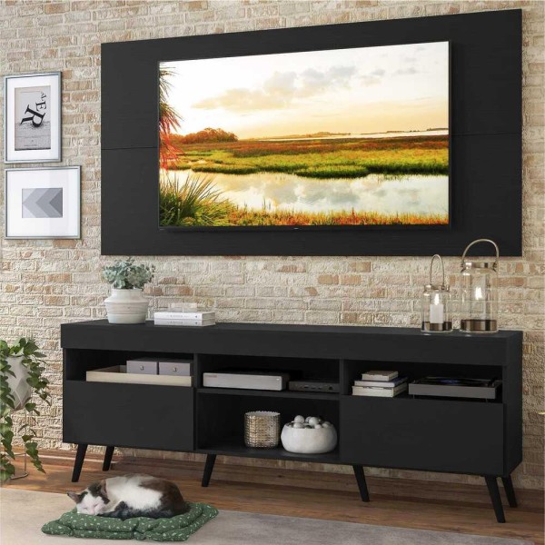Encontraproduto.com.br - Rack com Painel para TV até 65