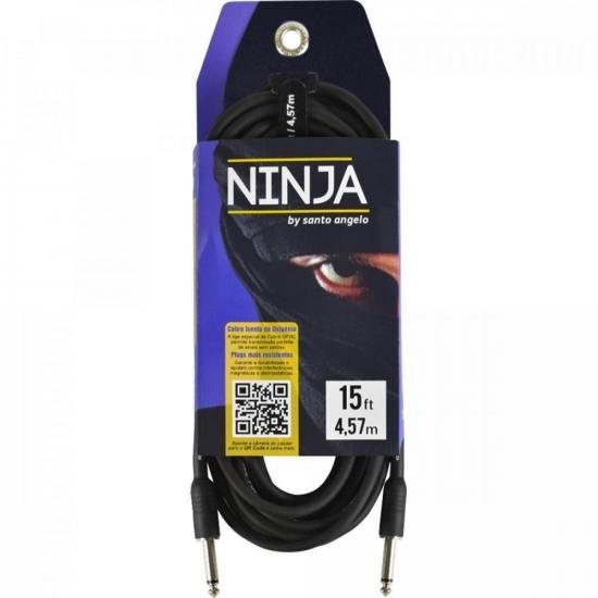 Cabo P10 X P10 Santo Angelo Ninja Guitarra Violão Etc 4.57m
