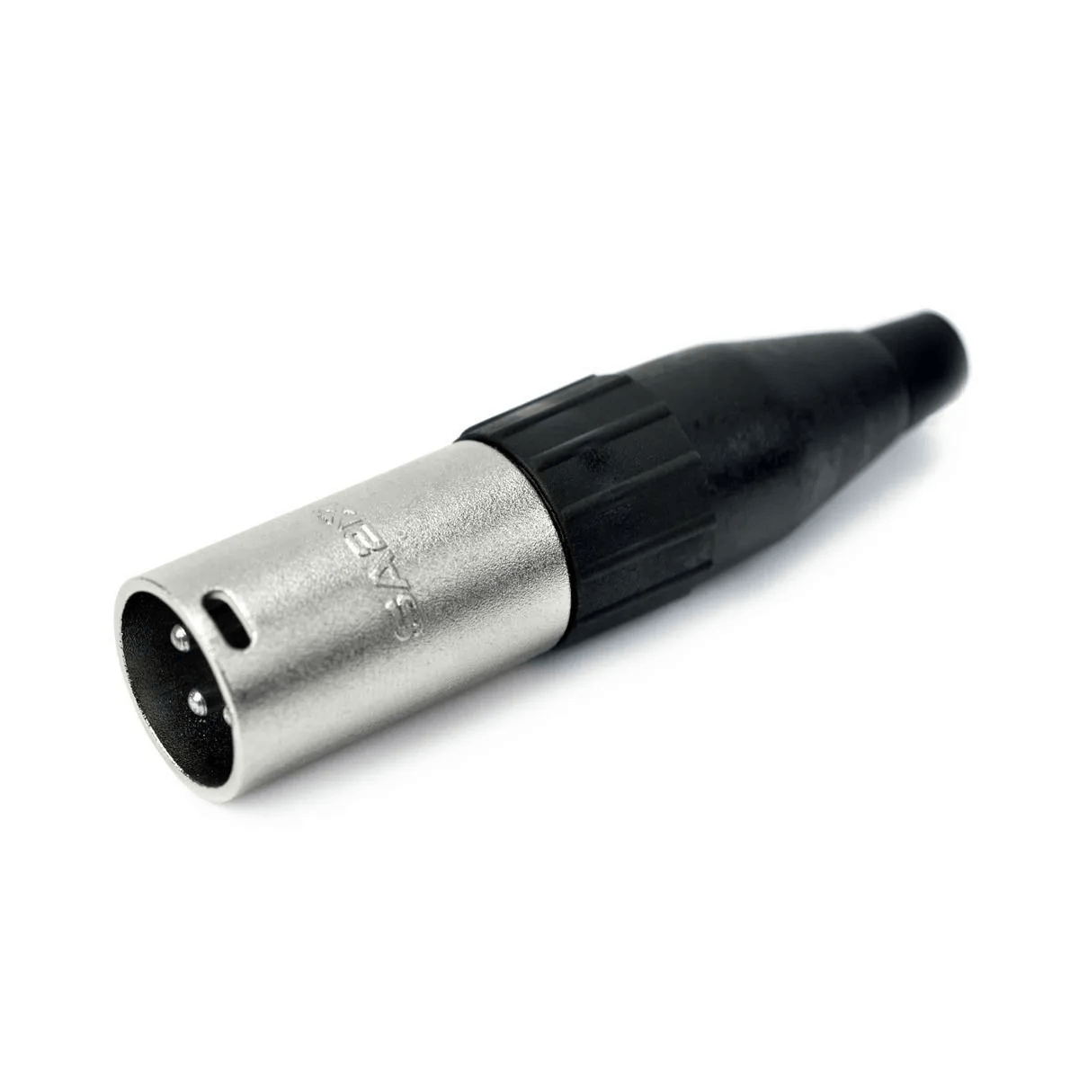 Plug XLR Linha 3 Polos Niquelado SA2X MACHO - Santo Angelo