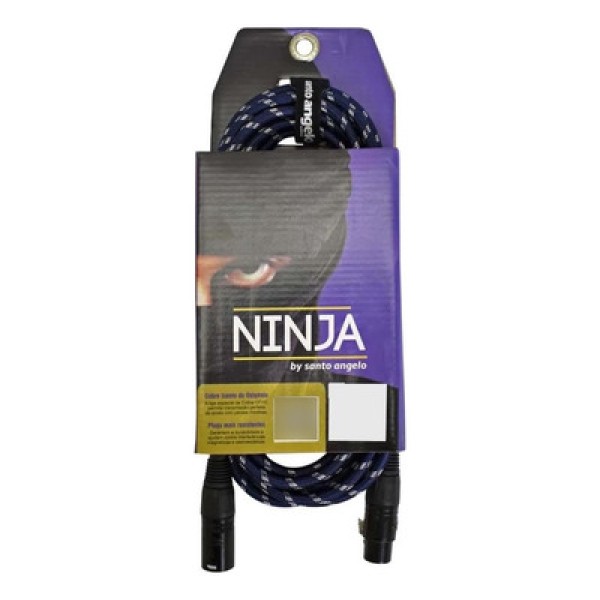 Encontraproduto.com.br - Cabo de Microfone Ninja LW TX 15FT 20mm XLRF/XLRM - Santo Angelo