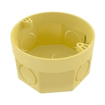 Caixa de Luz Tigre Tigreflex Octagonal 3X3 Amarelo