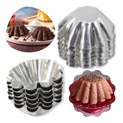 Encontraproduto.com.br - Forma para Brioche 8x3,5x3,5cm (2129) com 12 un CAPARROZ