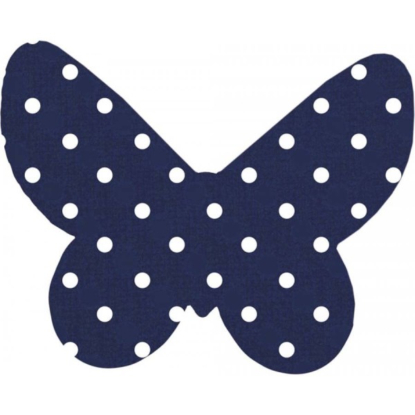 Encontraproduto.com.br - Aplicação Matelassê Borboleta Cetim M Mod:128 Bolinha 05 unidades - Marilda