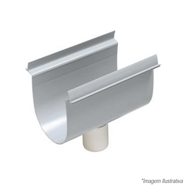 Encontraproduto.com.br - Bocal Saída Inferior Piso Tigre Para Calha Pluvial 130mm X 50mm