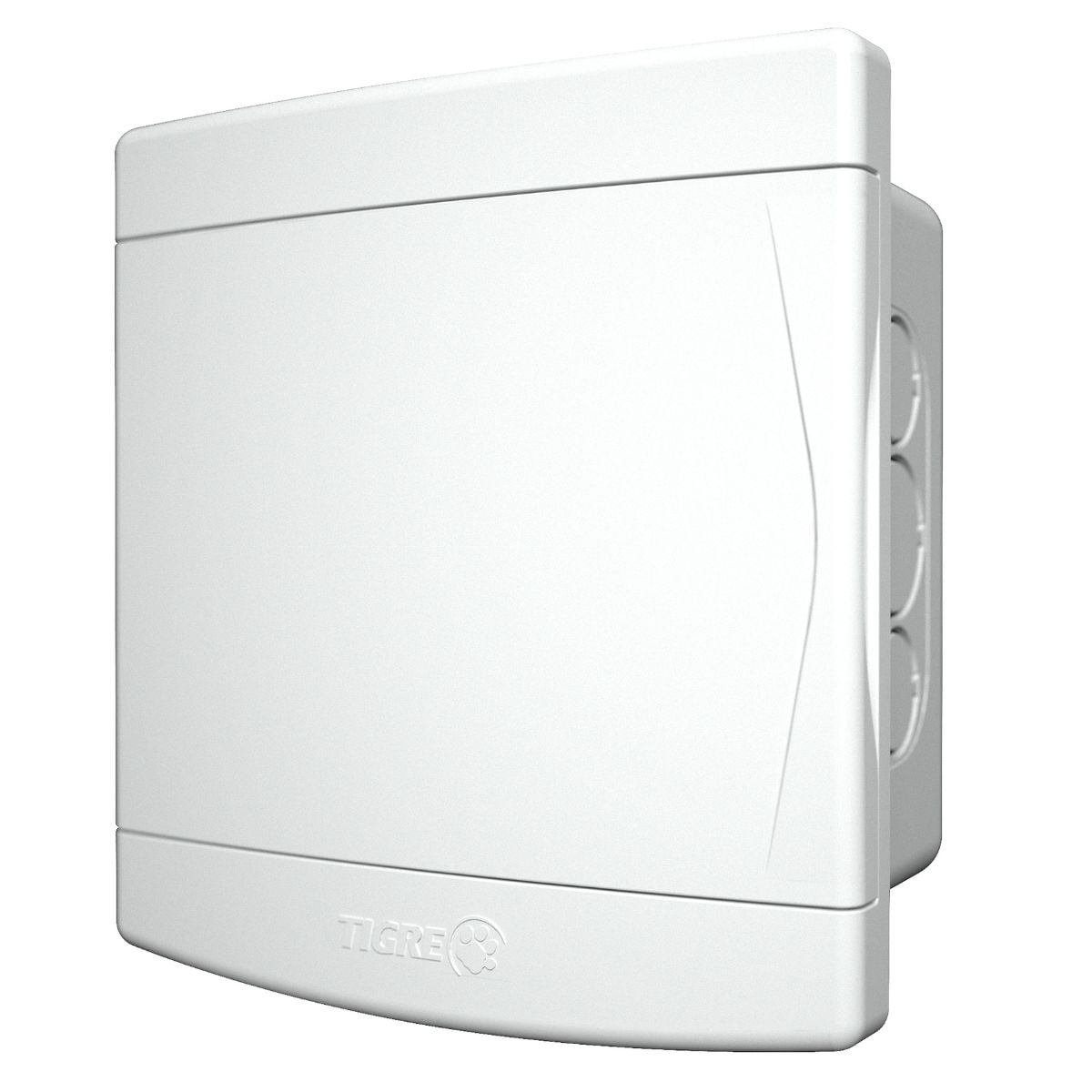 Encontraproduto.com.br - Quadro PVC Disjuntor Embutir sem Barramento para 3/4 Disj Branco