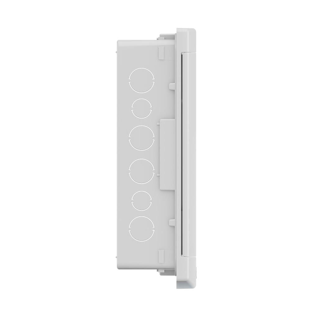 Encontraproduto.com.br - Quadro PVC Disjuntor Embutir sem Barramento para 12/16 Disj Branco