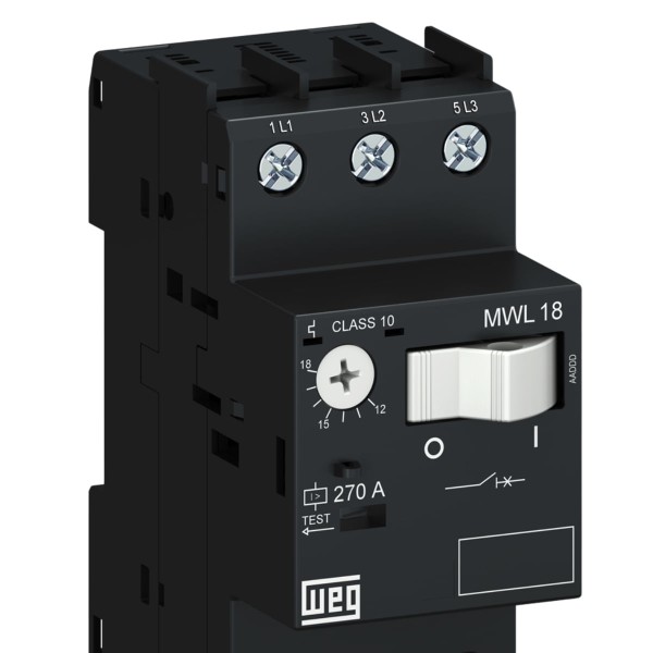 Disjuntor Proteção Motor 2,5-4A MWL18-3-U004 14159180 Weg