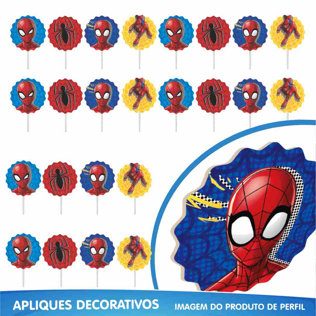 Encontraproduto.com.br - Kit Infantil Festa Fácil Homem Aranha - Piffer