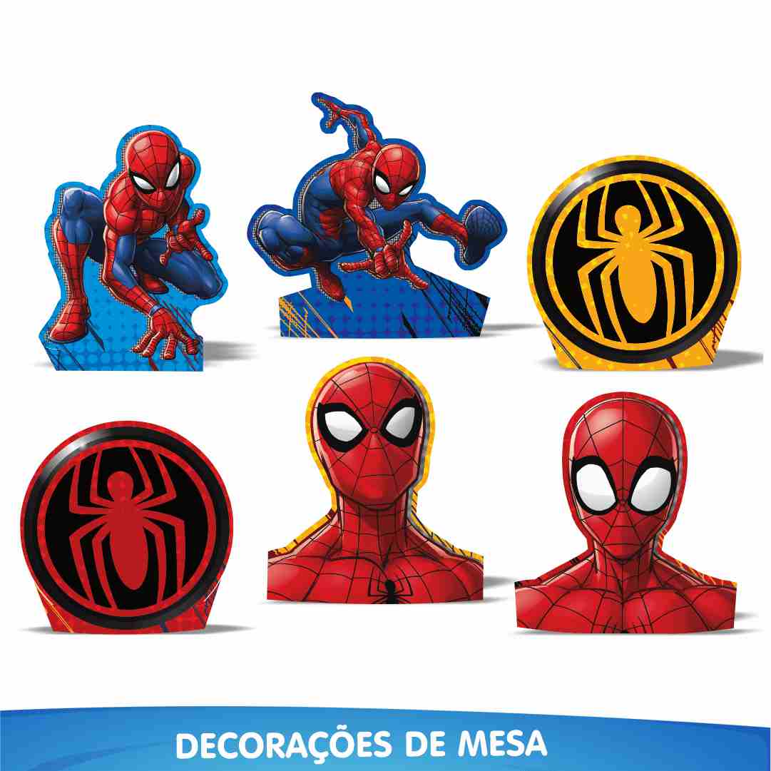 Encontraproduto.com.br - Kit Infantil Festa Fácil Homem Aranha - Piffer