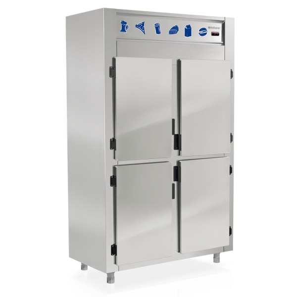 Encontraproduto.com.br - Geladeira Comercial 4 Portas Grep4p Gelopar Refrigerador 4 Portas Inox 220v