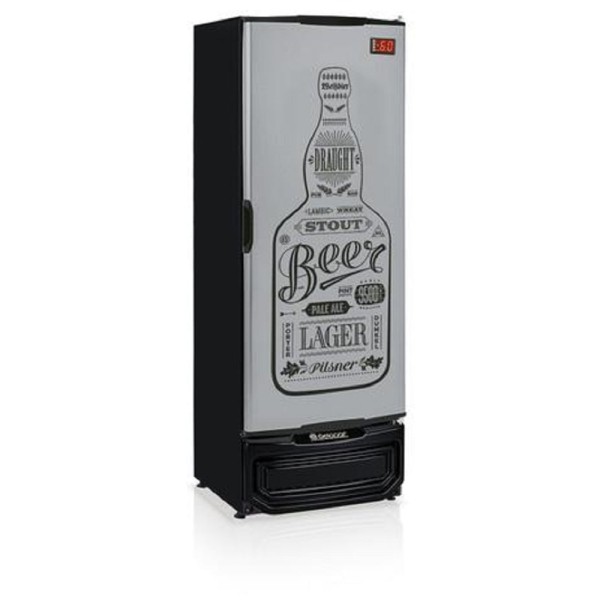 Cervejeira Gelopar, 410 Litros, Porta Cega, Tipo Inox - GRBA400GW