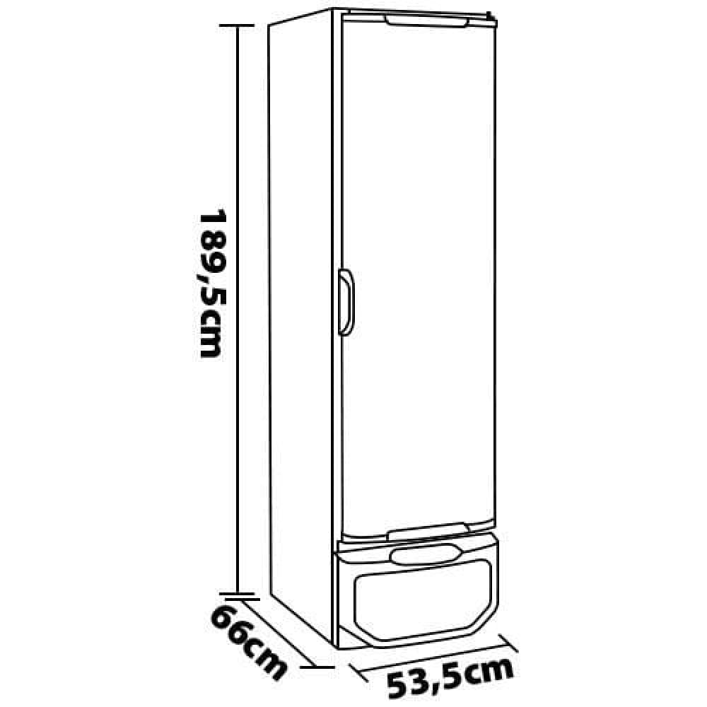 Encontraproduto.com.br - Refrigerador Vertical Gelopar GPC-31 com Controle de Temperatura Tripla Ação Branco – 315 L