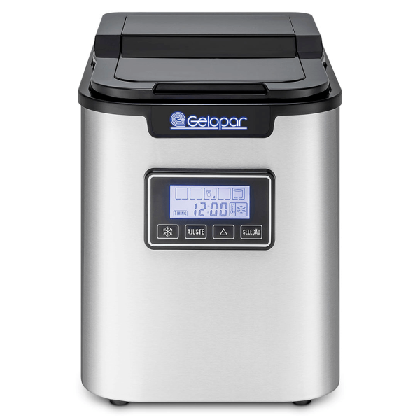 Encontraproduto.com.br - Maquina De Gelo Portatil Inox Gmgd15 12kg 127v Mono Gelopar
