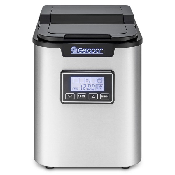 Encontraproduto.com.br - Maquina De Gelo Portatil Inox Gmgd15 12kg 127v Mono Gelopar