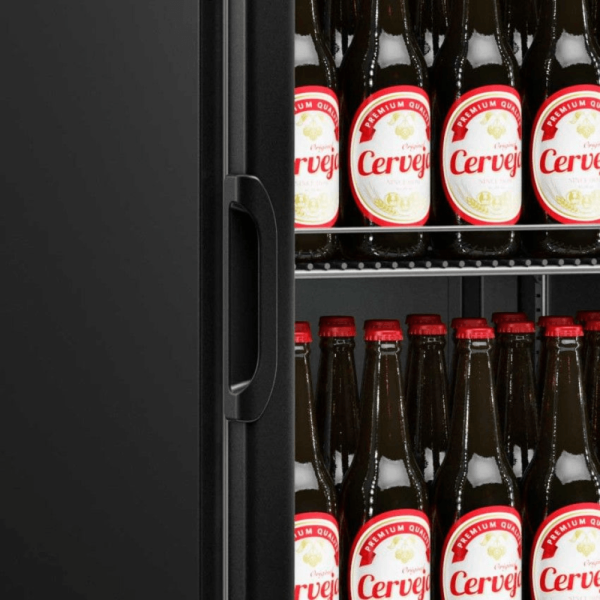 Encontraproduto.com.br - Cervejeira Porta De Vidro Grb57vpr Gelopar Expositor 572l Preta 220v