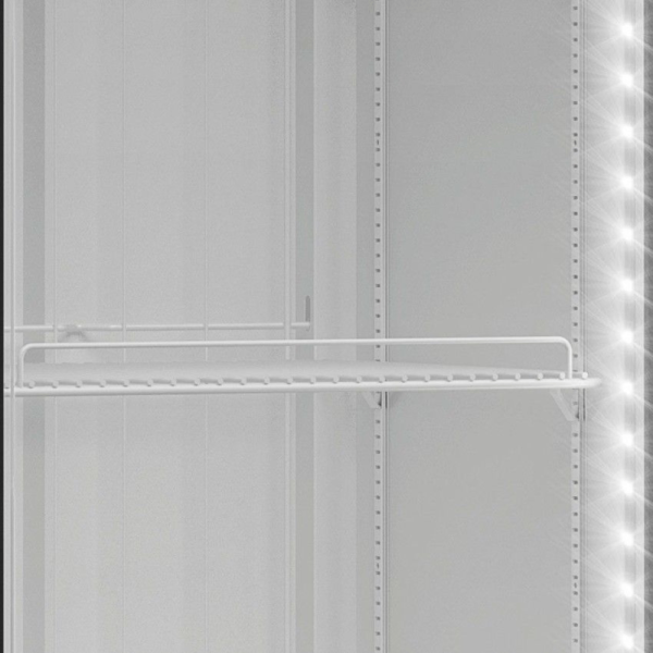 Encontraproduto.com.br - Freezer/Conservador Vertical Conveniência para Sorvetes GPF-57 LP PR Gelopar - Preto 578L Inverter  LED Perimetral -16° a -20°C