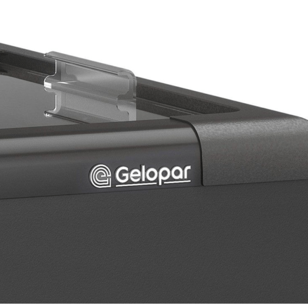 Encontraproduto.com.br - Conservador Horizontal GHD-130 LB PR Gelopar- All Black 130L Ar Forçado Iluminação LED -16° a -20°C