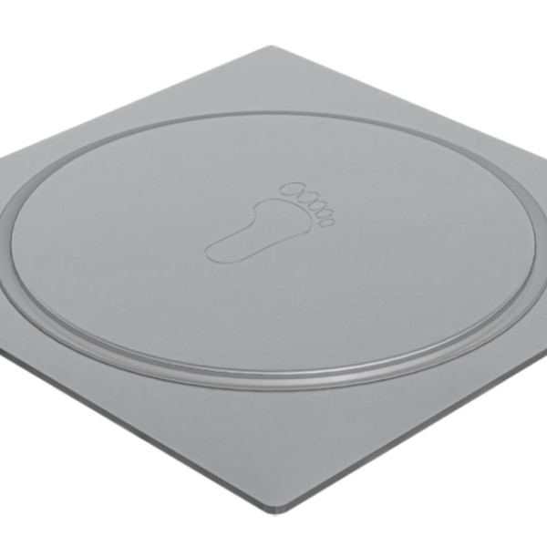 Encontraproduto.com.br - Ralo Click Inox Quadrado Real Cromado 15cm