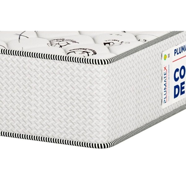 Encontraproduto.com.br - Colchão Solteiro Espuma D45 Pluma Spuma (78x188x18) - Plumatex