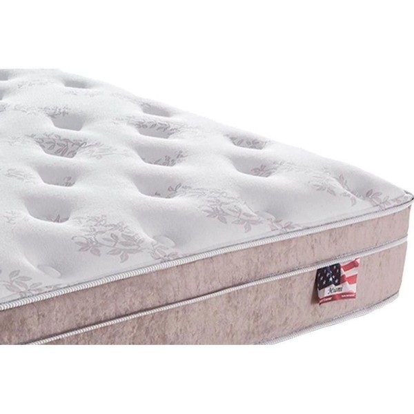 Encontraproduto.com.br - Cama Box Queen: Colchão Molas Ensacadas Plumatex Masterpocket Miami + Base Crc Suede Black(158X198)
