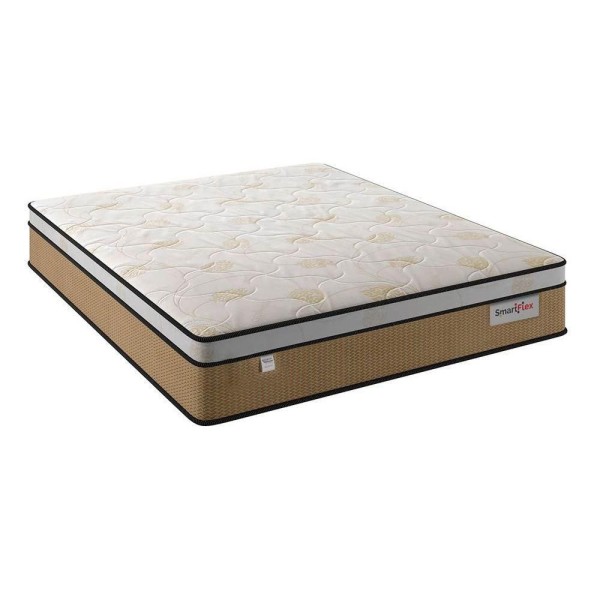 Encontraproduto.com.br - Colchão Casal Molas Ensacadas Masterpocket Smart Flex Euro Pillow (138x188x28) - Plumatex
