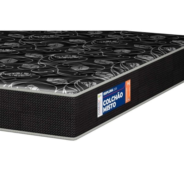 Encontraproduto.com.br - Colchão Casal Ortopédico Isopluma Vip Anatômico D28 (138x188x18) - Plumatex