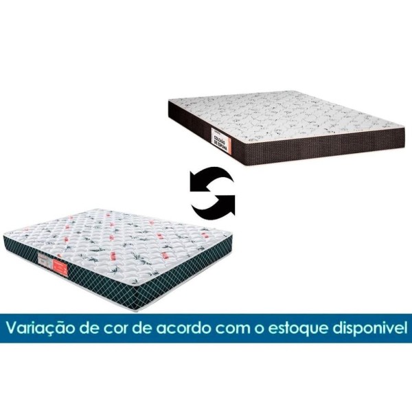 Encontraproduto.com.br - Colchão Casal Espuma Confortex D23 (138x188x14) - Plumatex