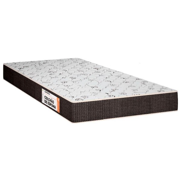 Encontraproduto.com.br - Colchão Solteiro Espuma Confortex D20 (88x188x12) - Plumatex