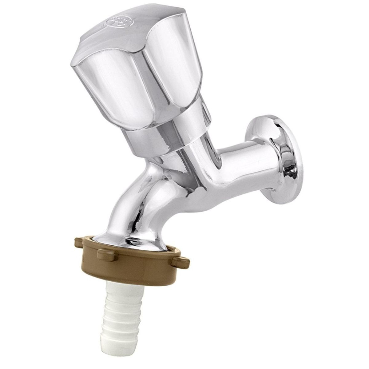 Encontraproduto.com.br - Torneira para Jardim Forusi M18 Soft Click de Parede Cromada