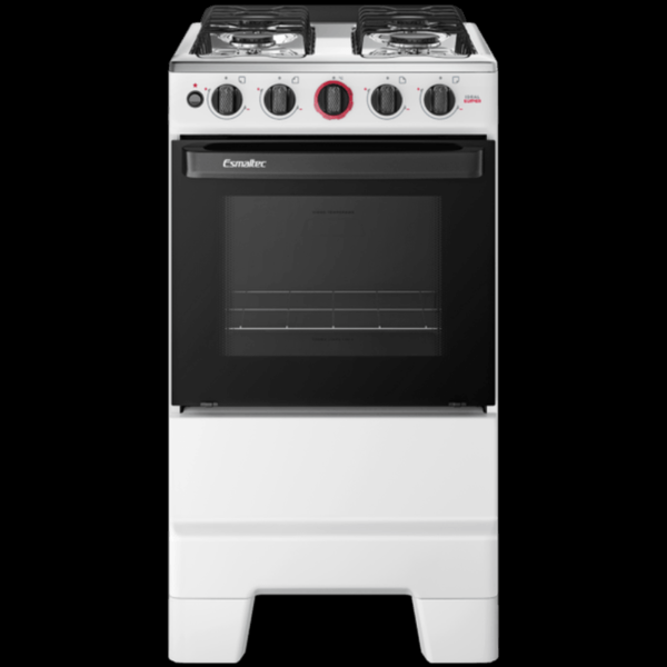 FOGÃO 4 BOCAS ESMALTEC IDEAL SUPER 4121 BRANCO COM ACENDIMENTO AUTOMÁTICO