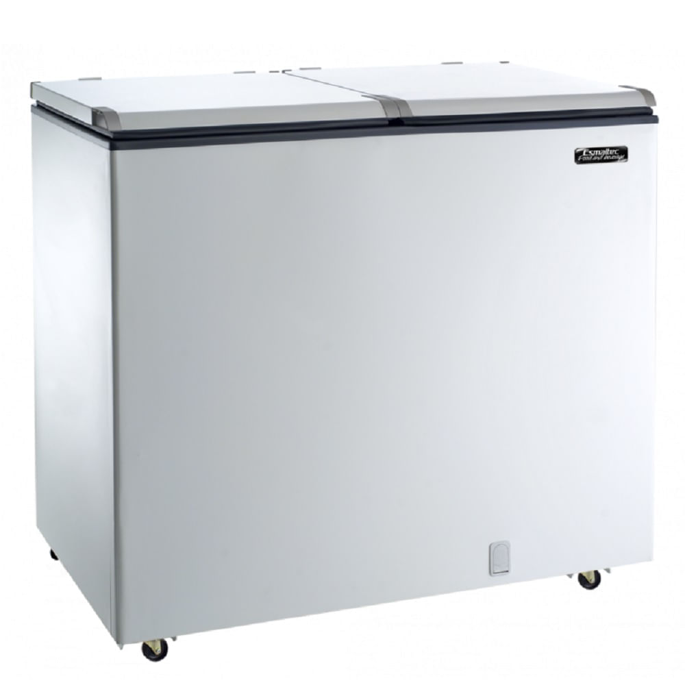 Encontraproduto.com.br - Freezer Horizontal Esmaltec Branco 325L ECH350
