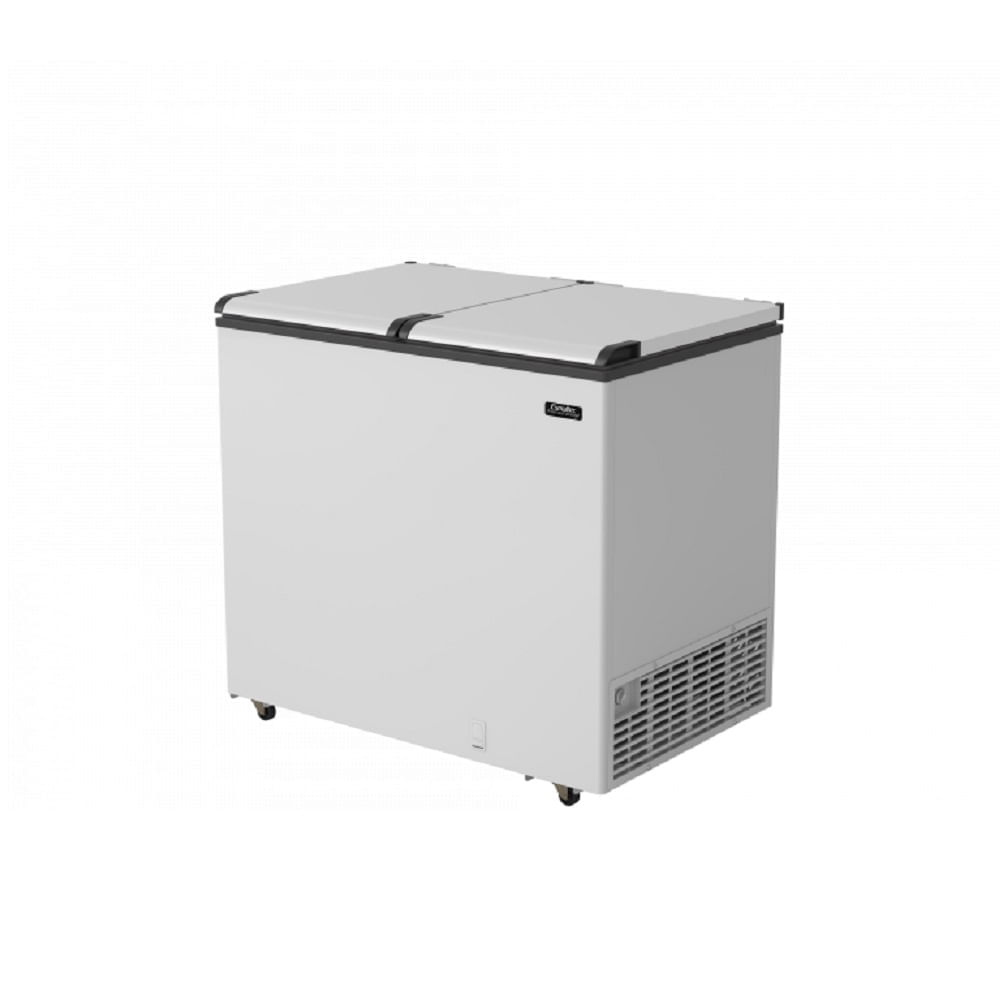 Encontraproduto.com.br - Freezer Horizontal Esmaltec Branco 325L ECH350