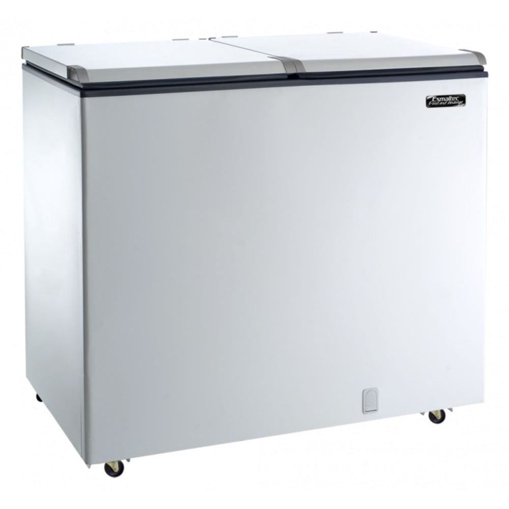 Encontraproduto.com.br - Freezer Horizontal Esmaltec Branco 325L ECH350