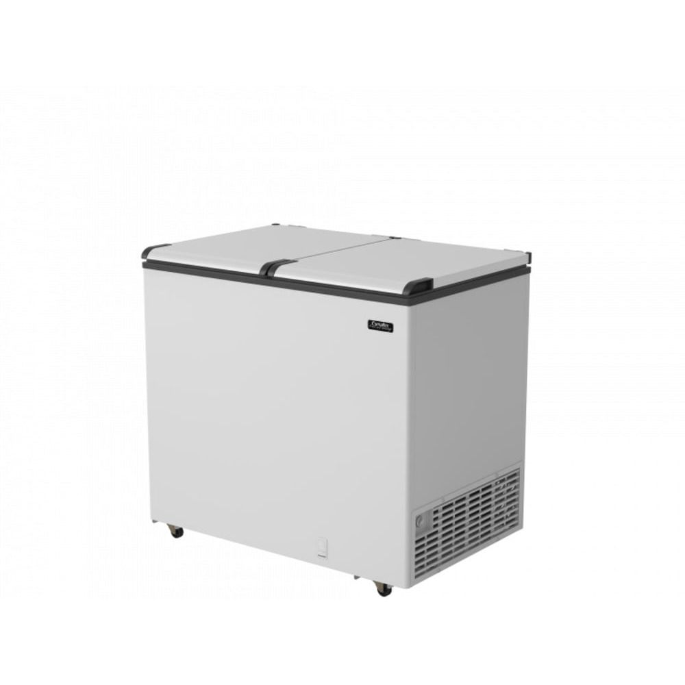 Encontraproduto.com.br - Freezer Horizontal Esmaltec Branco 325L ECH350